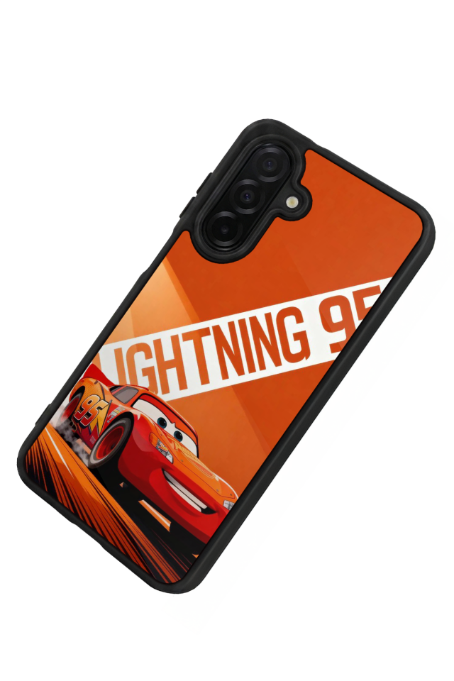 Samsung Galaxy A36 Uyumlu Şimsek McQueen Tasarımlı Glossy Premium Kılıf