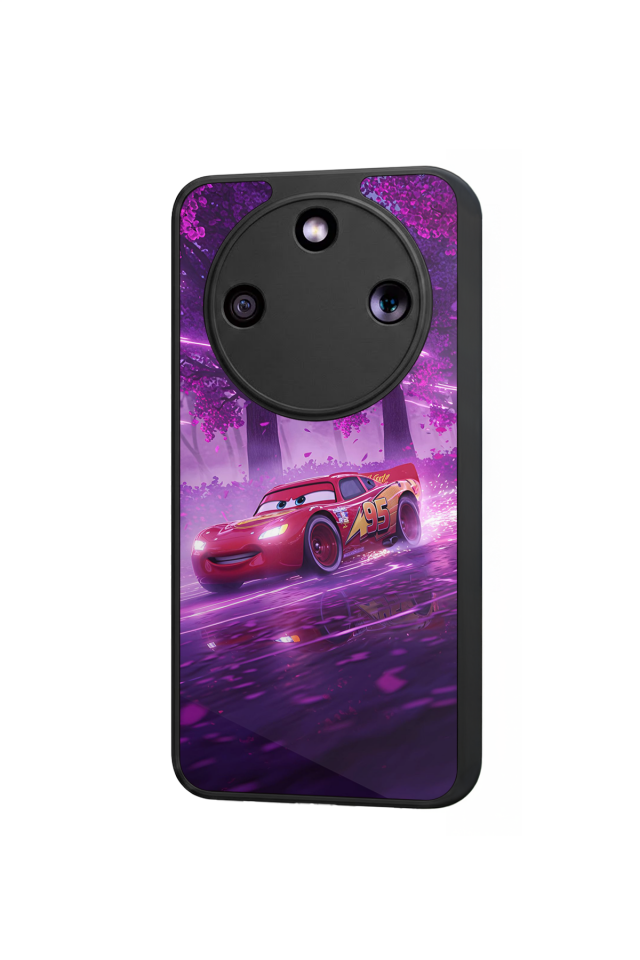 Honor Magic 8 Lite Uyumlu Şimsek McQueen Tasarımlı Glossy Premium Kılıf