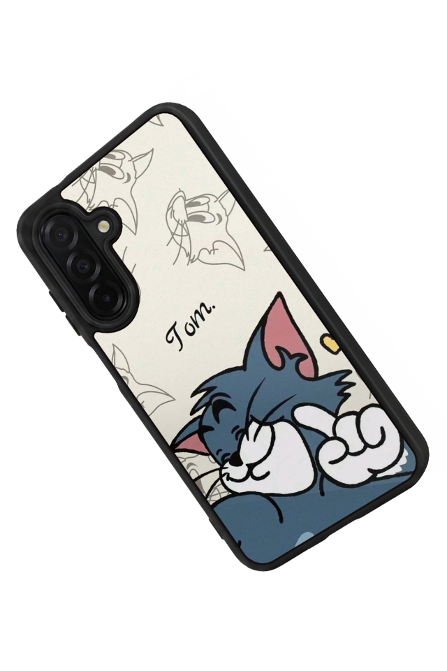 Samsung Galaxy A56 Uyumlu Tom And Jerry Tasarımlı Glossy Premium Kılıf