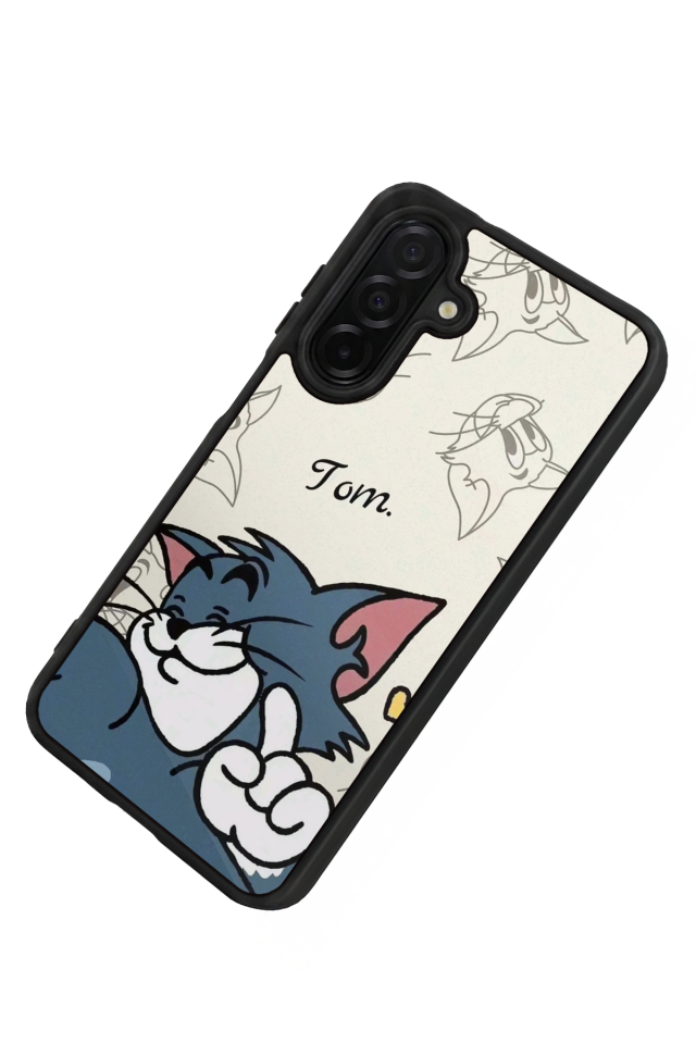 Samsung Galaxy A56 Uyumlu Tom And Jerry Tasarımlı Glossy Premium Kılıf