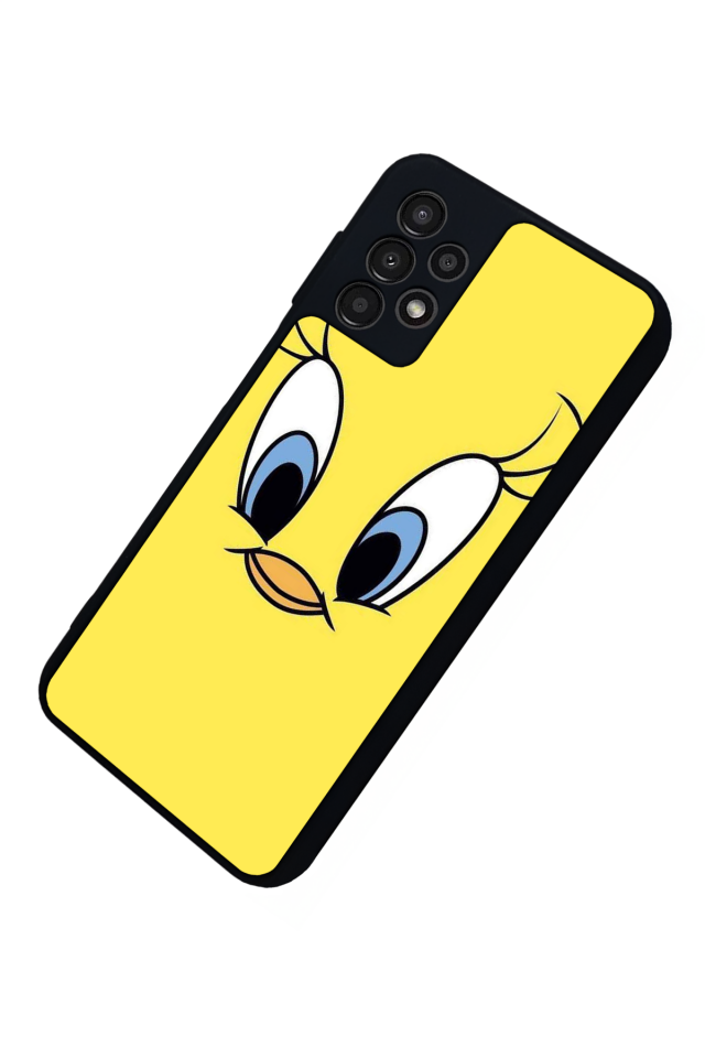 Samsung Galaxy A23 Uyumlu Tweety Tasarımlı Glossy Premium Kılıf