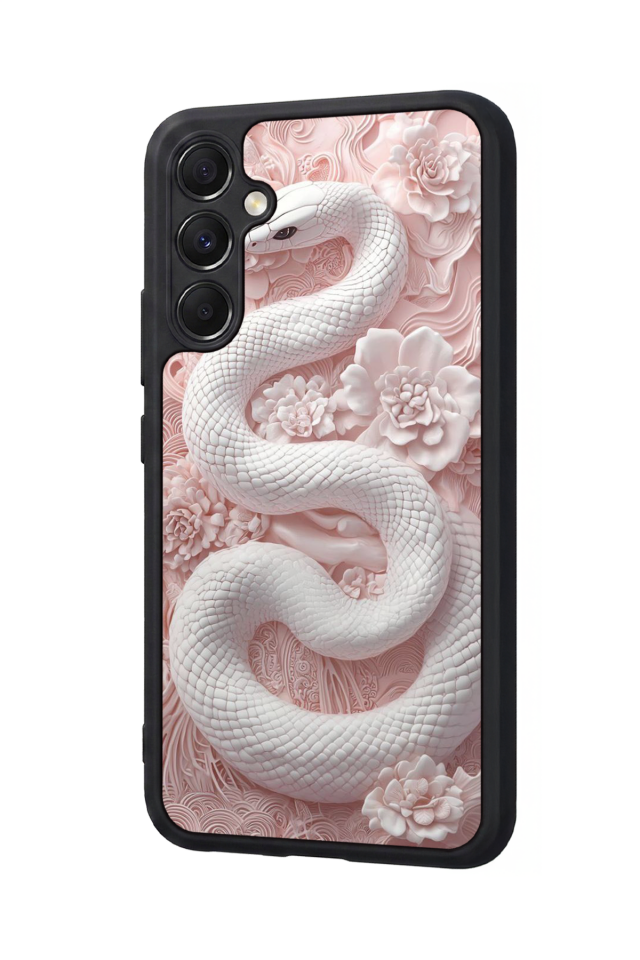 Samsung Galaxy M34 Uyumlu Yılan Tasarımlı Glossy Premium Kılıf