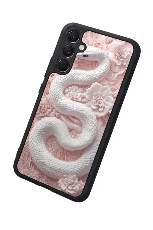 Samsung Galaxy M34 Uyumlu Yılan Tasarımlı Glossy Premium Kılıf