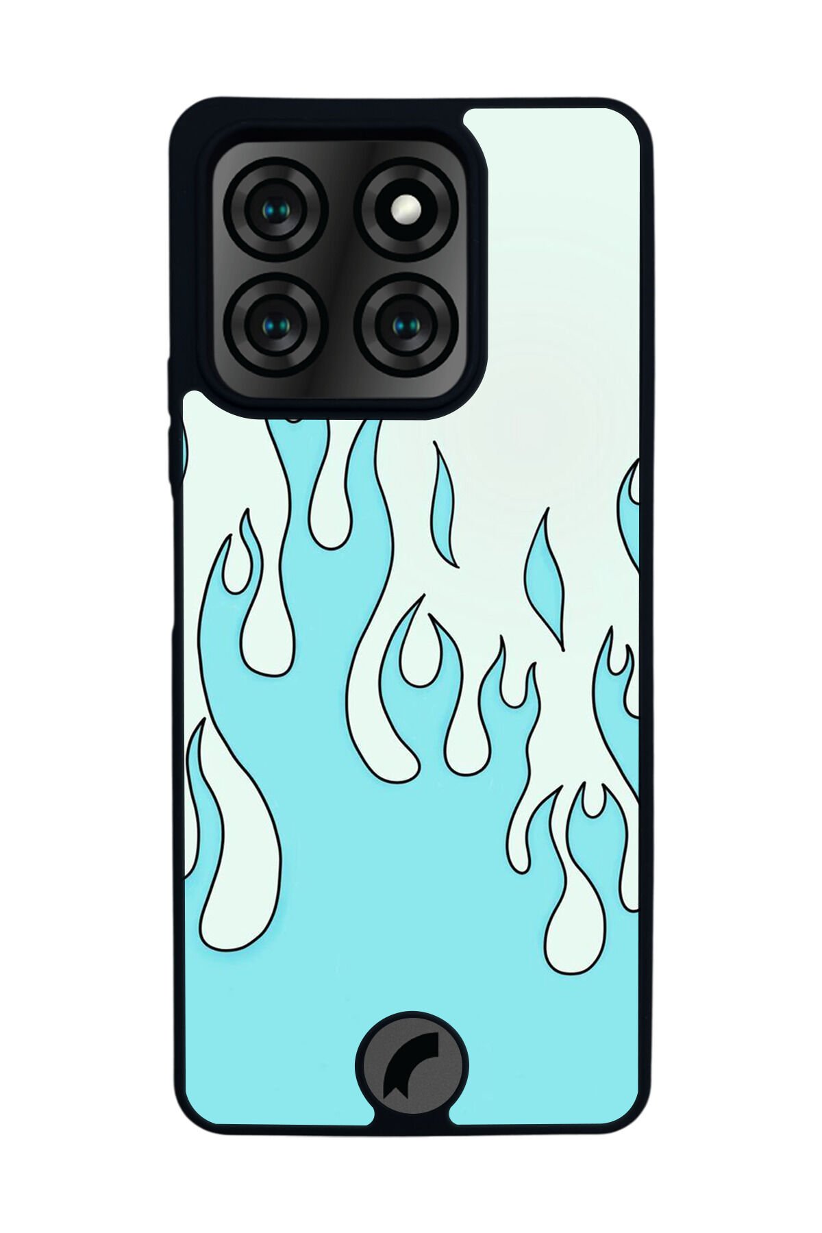 Reeder S71 Uyumlu Retro Flame Patterns Tasarımlı Glossy Premium Kılıf