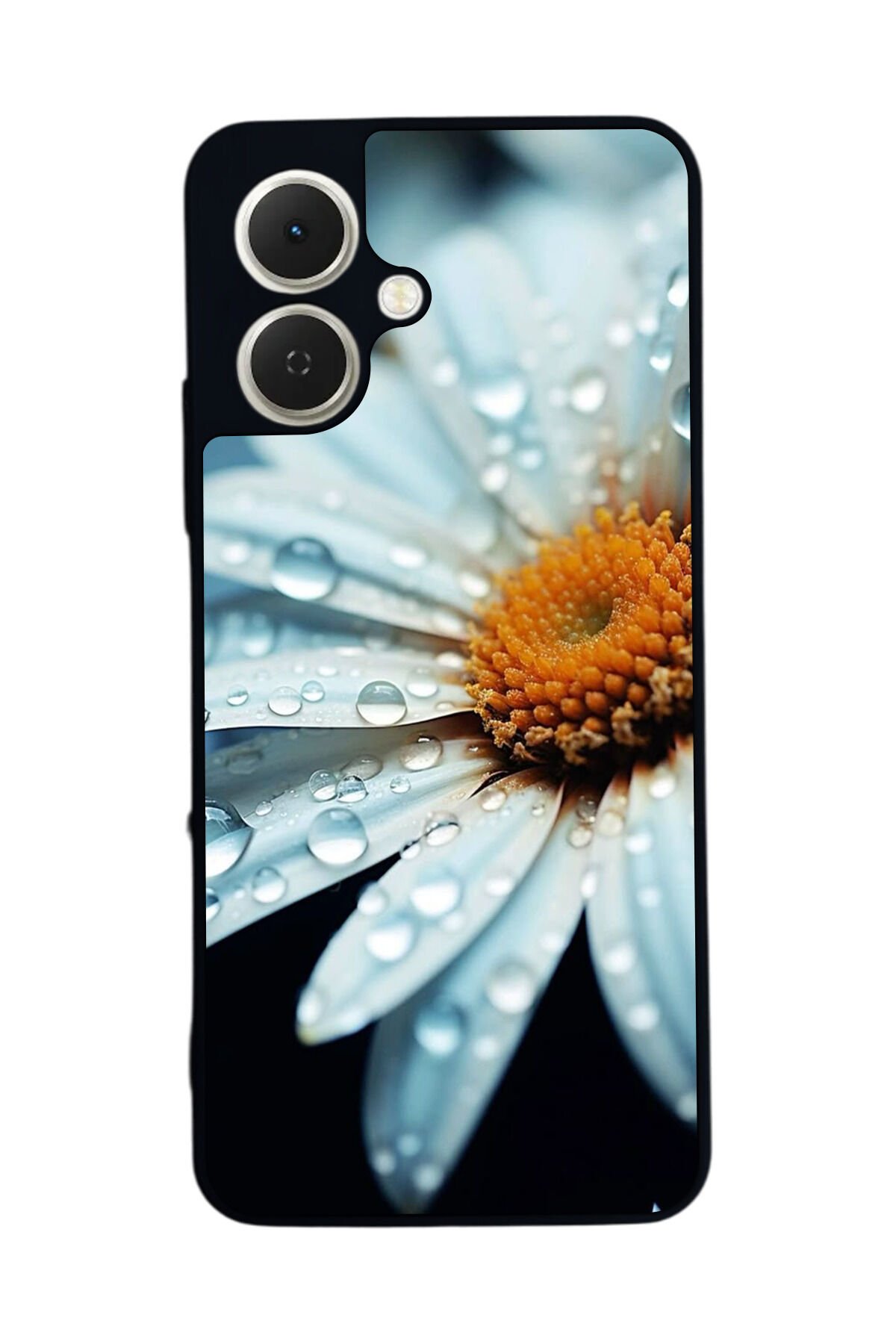 Tecno Spark GO 2 Uyumlu Cicek Tasarımlı Glossy Premium Kılıf