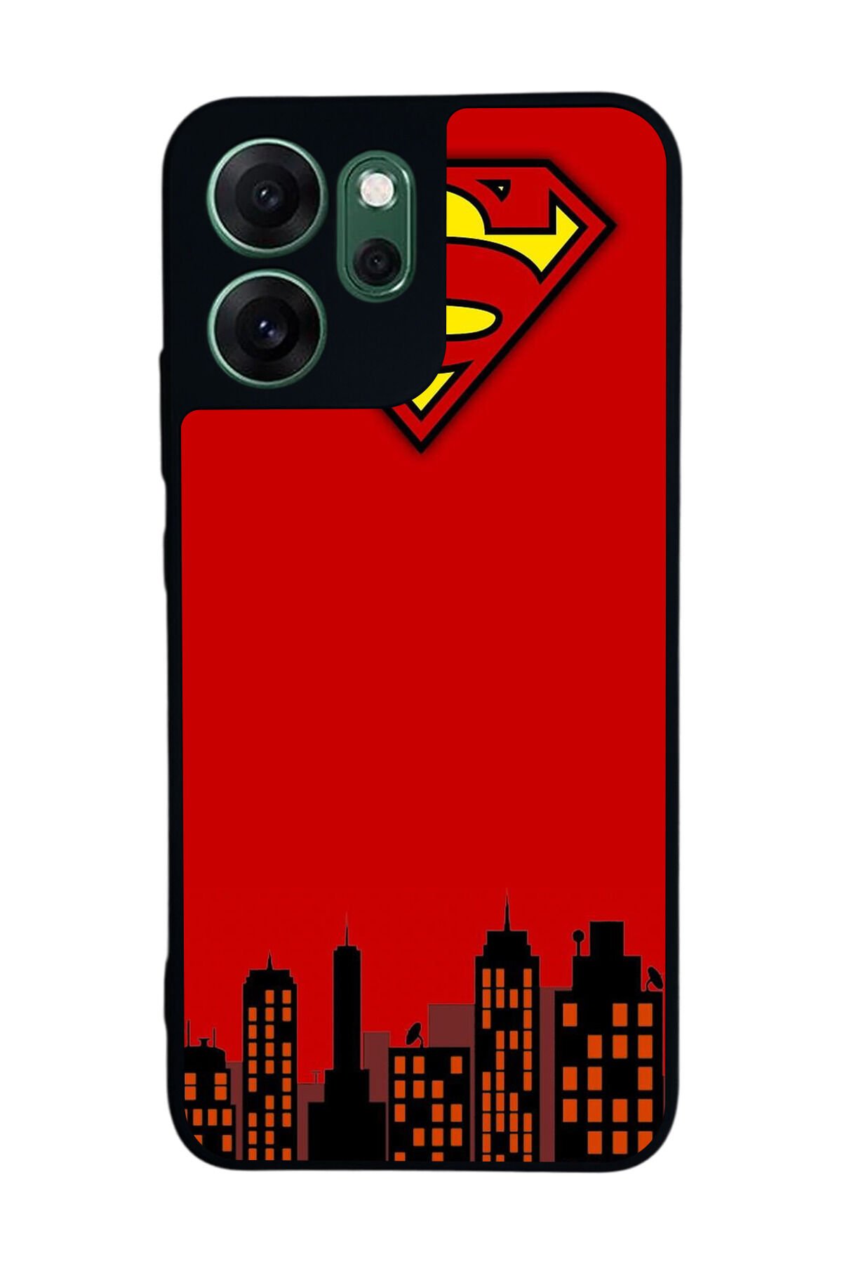 Oppo Reno 14F Uyumlu Superman Tasarımlı Glossy Premium Kılıf