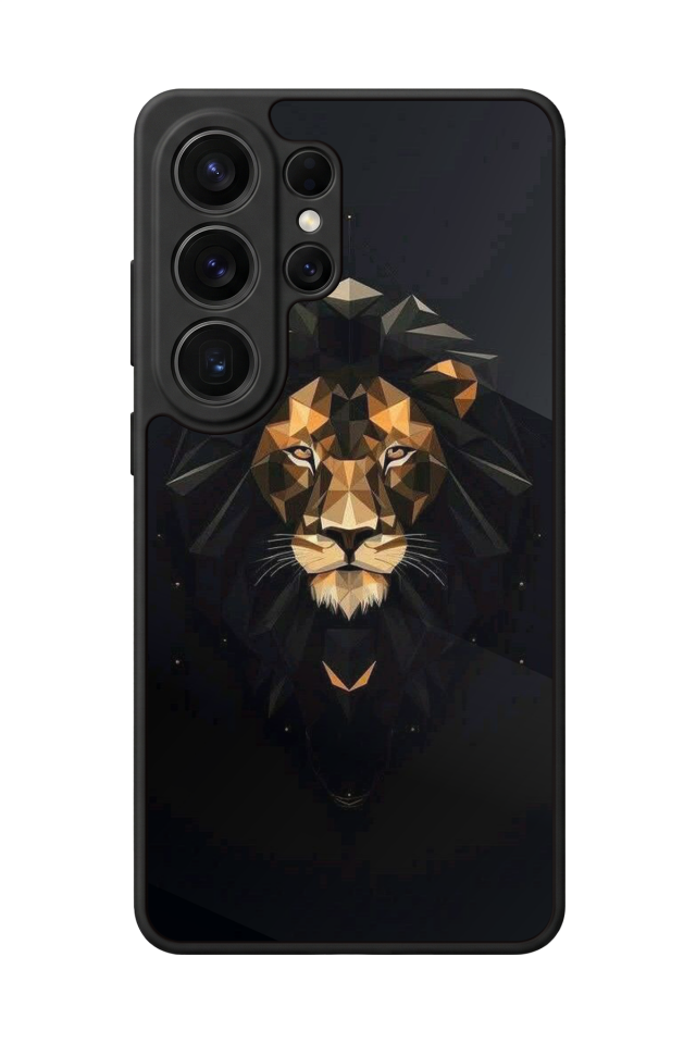 Samsung Galaxy S26 Ultra Uyumlu Aslan Tasarımlı Glossy Premium Kılıf