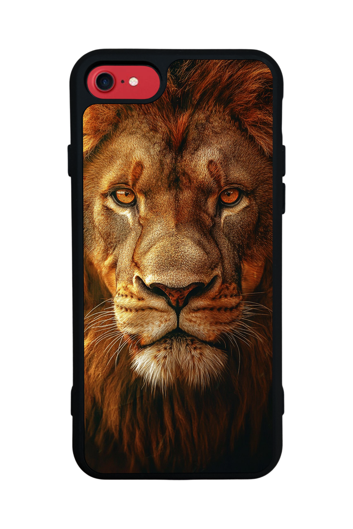 iPhone 8 Uyumlu Aslan Tasarımlı Glossy Premium Kılıf