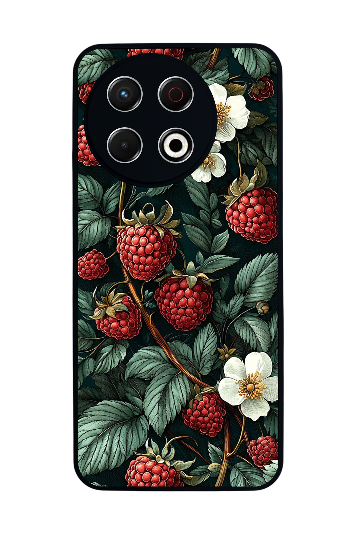 Tecno Spark 30 Pro Uyumlu Botanik Tasarımlı Glossy Premium Kılıf