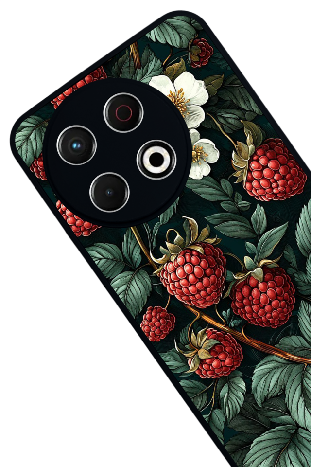 Tecno Spark 30 Pro Uyumlu Botanik Tasarımlı Glossy Premium Kılıf