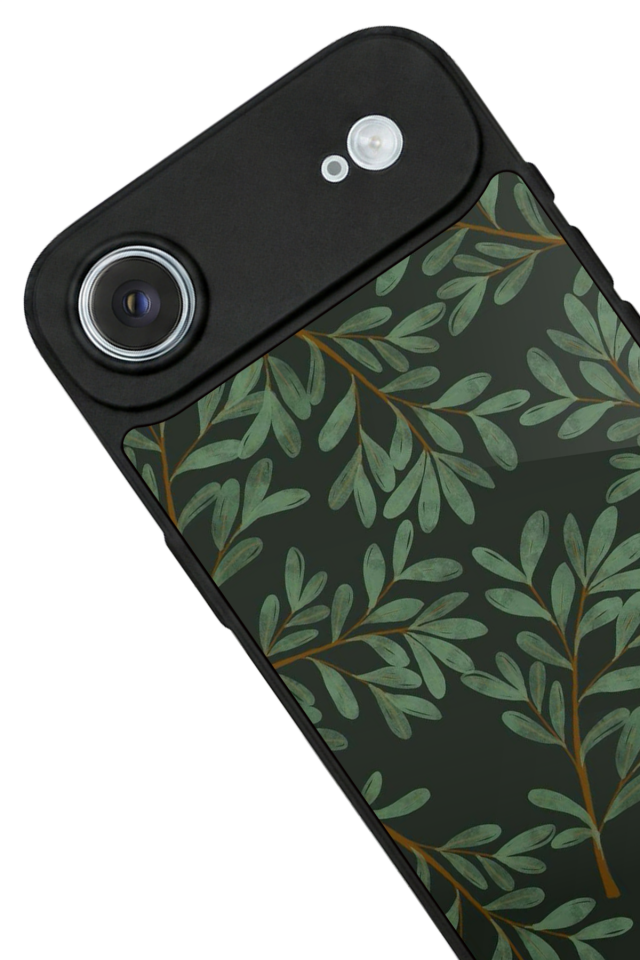 iPhone 17 Air Uyumlu Botanik Tasarımlı Glossy Premium Kılıf