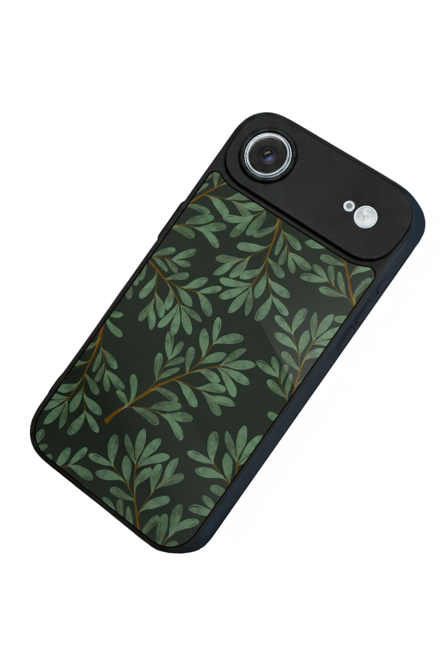 iPhone 17 Air Uyumlu Botanik Tasarımlı Glossy Premium Kılıf