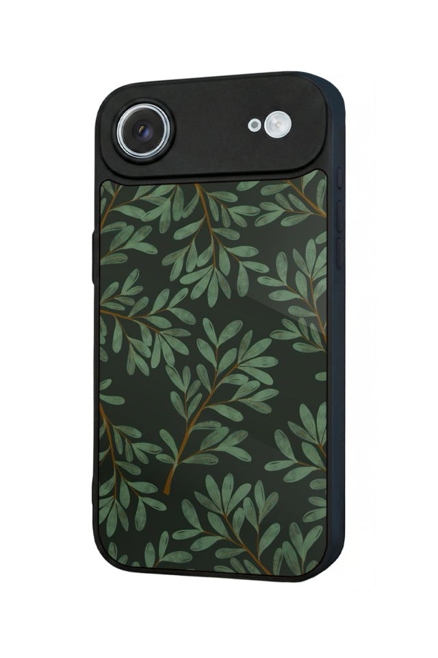 iPhone 17 Air Uyumlu Botanik Tasarımlı Glossy Premium Kılıf