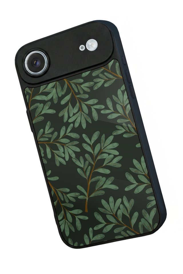 iPhone 17 Air Uyumlu Botanik Tasarımlı Glossy Premium Kılıf