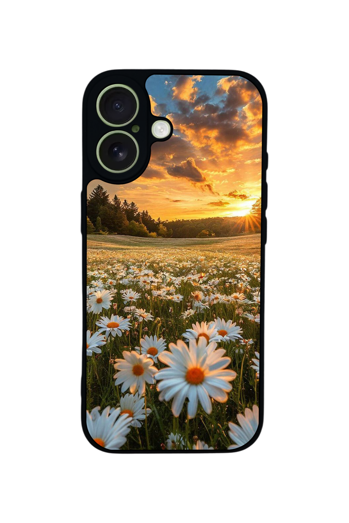 iPhone 17 Uyumlu Cicek Tasarımlı Glossy Premium Kılıf