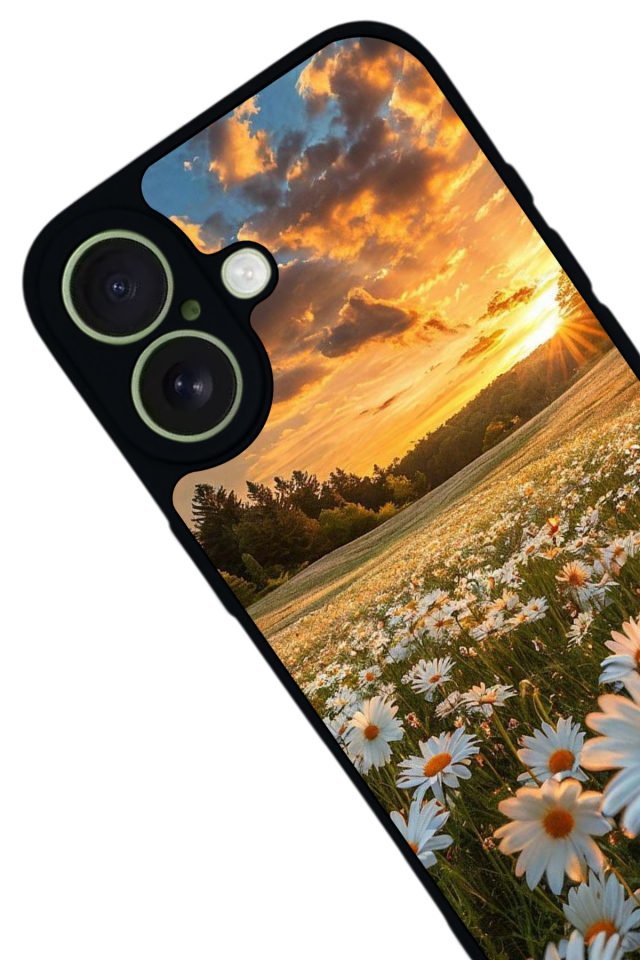 iPhone 17 Uyumlu Cicek Tasarımlı Glossy Premium Kılıf