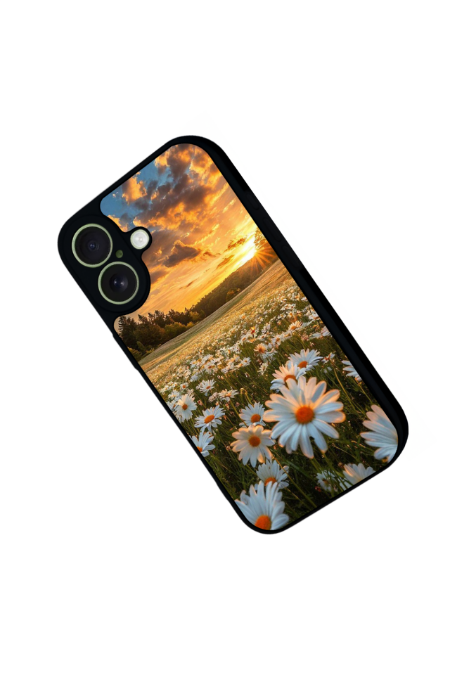 iPhone 17 Uyumlu Cicek Tasarımlı Glossy Premium Kılıf