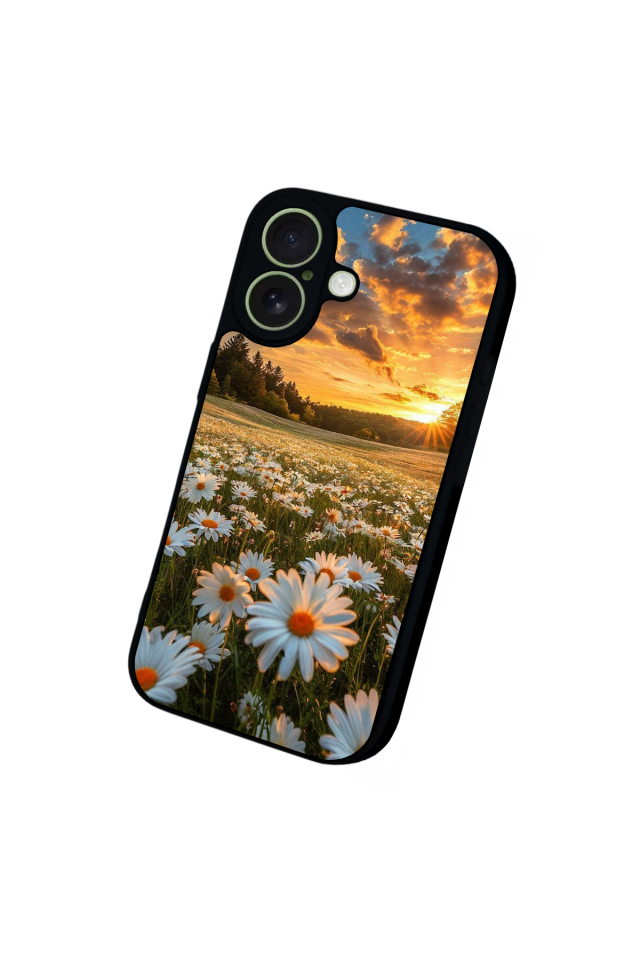 iPhone 17 Uyumlu Cicek Tasarımlı Glossy Premium Kılıf
