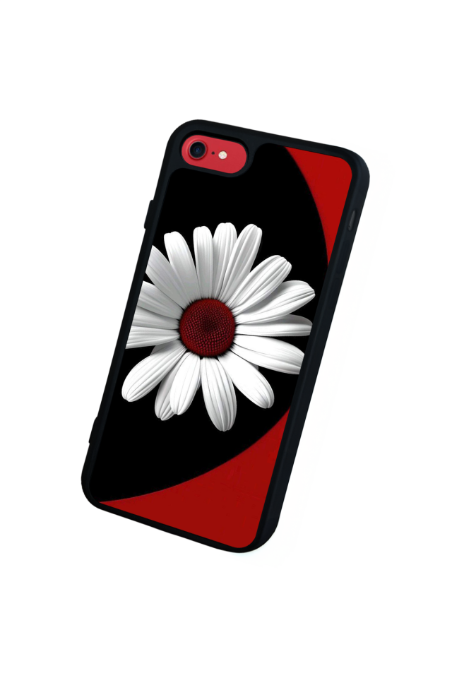 iPhone 7 Uyumlu Cicek Tasarımlı Glossy Premium Kılıf