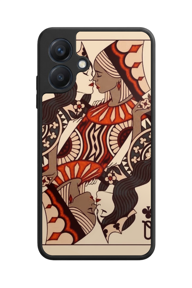 Samsung Galaxy A07 Uyumlu Kalp Love Tasarımlı Glossy Premium Kılıf