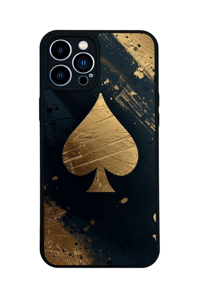 iPhone 13 Pro Max Uyumlu Kart Tasarımlı Glossy Premium Kılıf