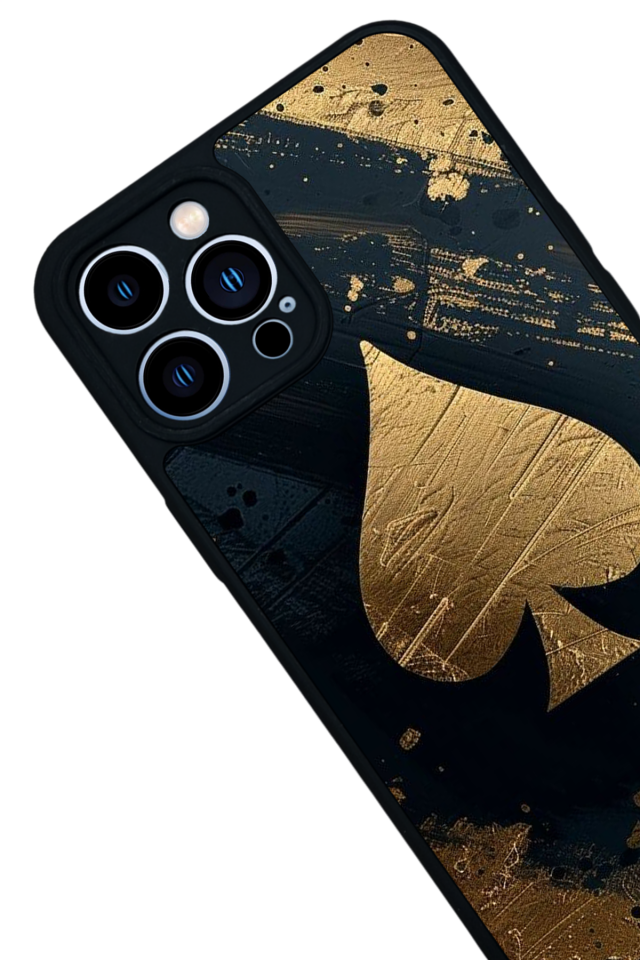 iPhone 13 Pro Max Uyumlu Kart Tasarımlı Glossy Premium Kılıf