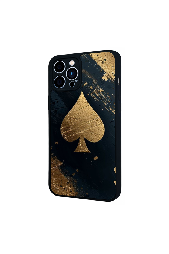 iPhone 13 Pro Max Uyumlu Kart Tasarımlı Glossy Premium Kılıf