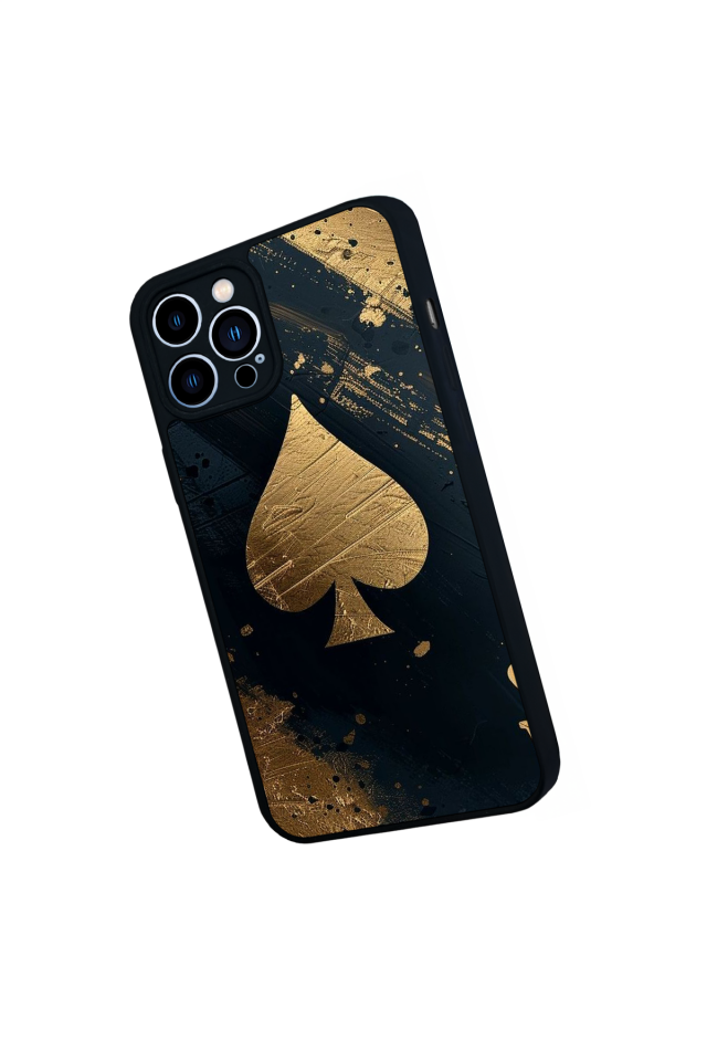iPhone 13 Pro Max Uyumlu Kart Tasarımlı Glossy Premium Kılıf
