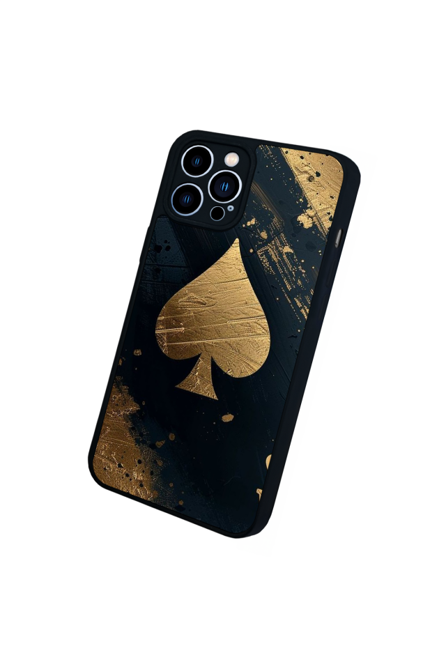 iPhone 13 Pro Max Uyumlu Kart Tasarımlı Glossy Premium Kılıf
