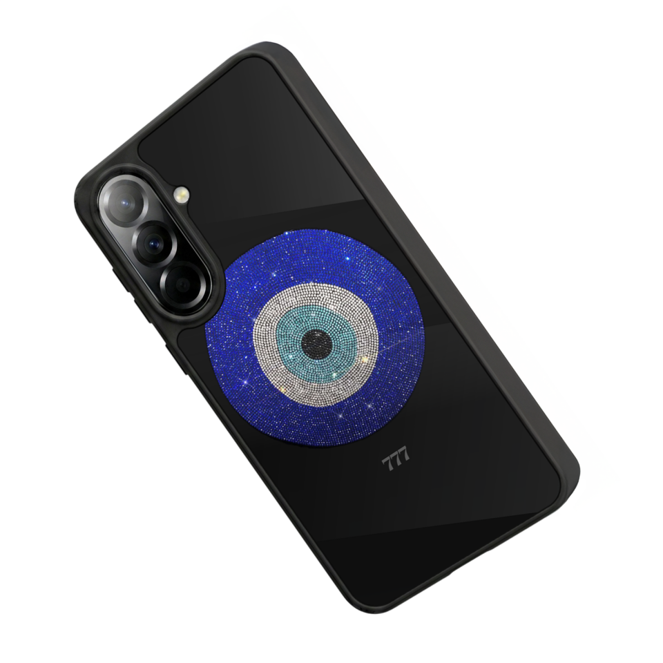 Samsung Galaxy A57 Uyumlu Nazar Tasarımlı Glossy Premium Kılıf