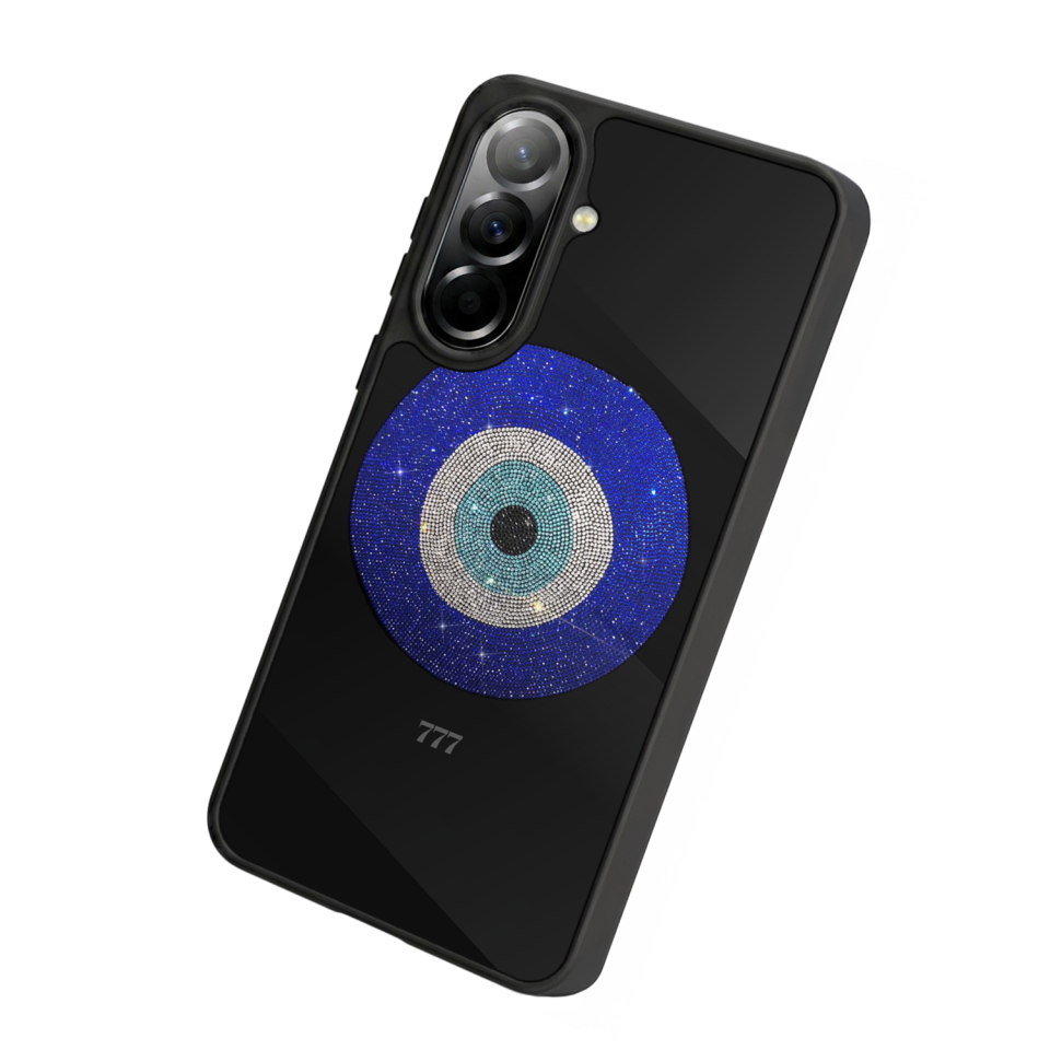 Samsung Galaxy A57 Uyumlu Nazar Tasarımlı Glossy Premium Kılıf