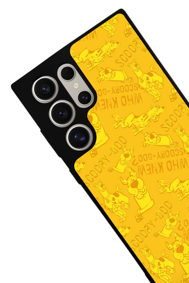 Samsung Galaxy S22 Ultra Uyumlu Scooby Doo Tasarımlı Glossy Premium Kılıf