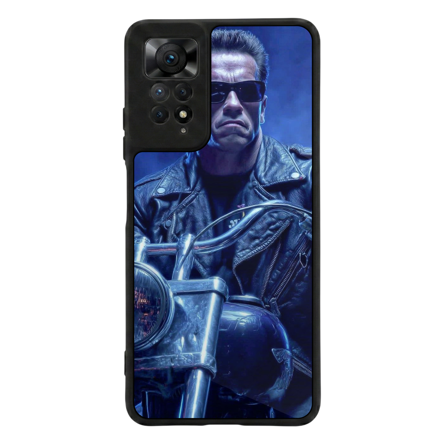 Xiaomi Redmi Note 12 Pro Uyumlu Terminator Tasarımlı Glossy Premium Kılıf