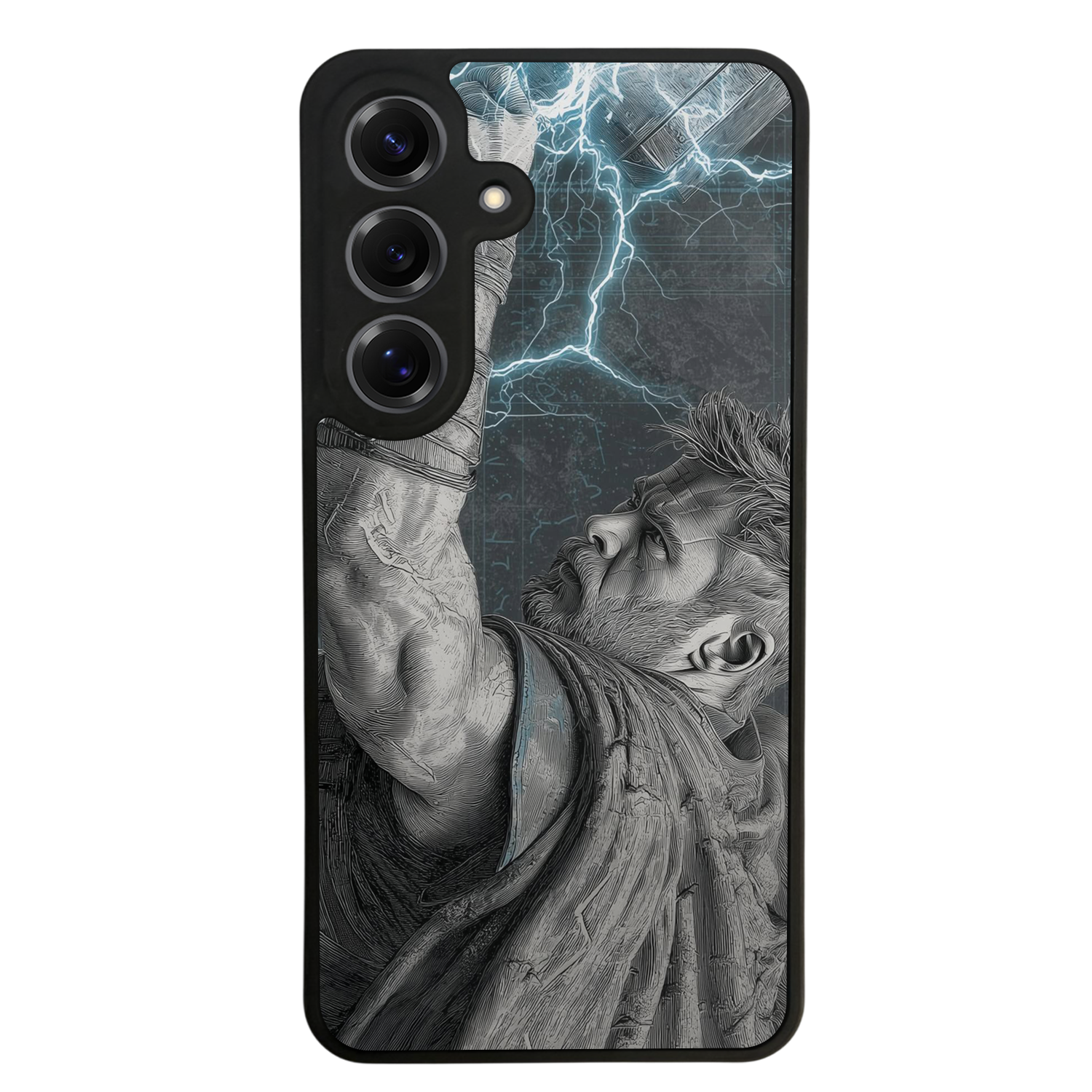 Samsung Galaxy S25 Uyumlu Thor Tasarımlı Glossy Premium Kılıf