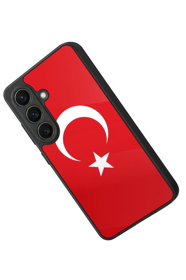 Samsung Galaxy S26 Uyumlu Türk Bayragi Tasarımlı Glossy Premium Kılıf
