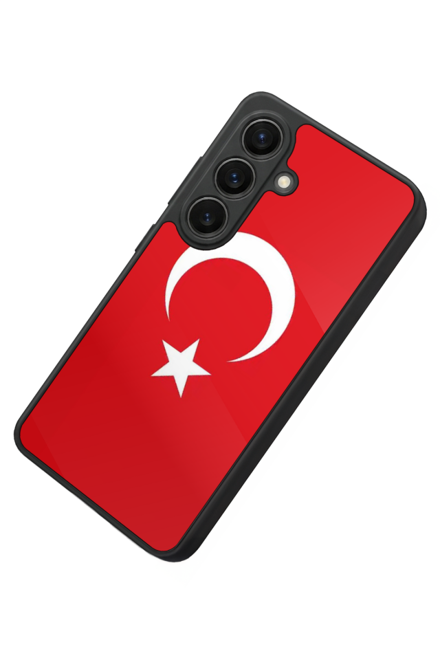 Samsung Galaxy S26 Uyumlu Türk Bayragi Tasarımlı Glossy Premium Kılıf