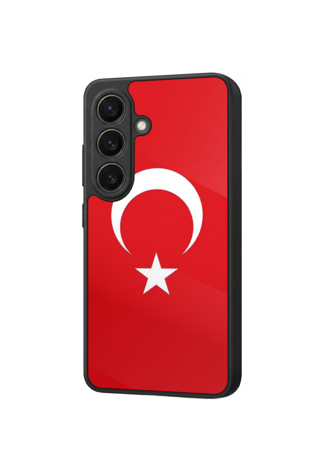 Samsung Galaxy S26 Uyumlu Türk Bayragi Tasarımlı Glossy Premium Kılıf