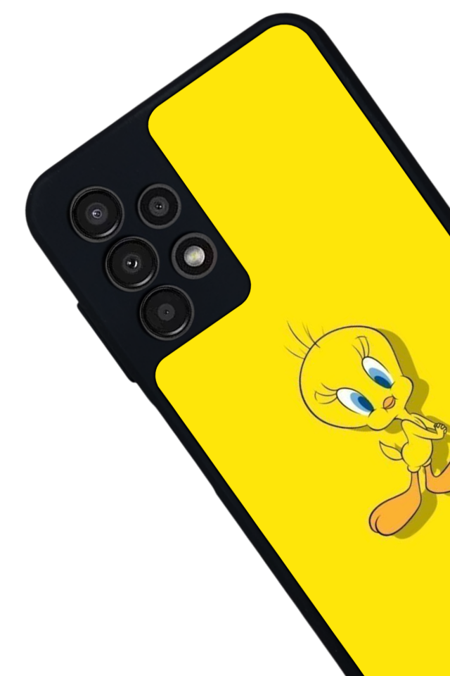 Samsung Galaxy A23 Uyumlu Tweety Tasarımlı Glossy Premium Kılıf