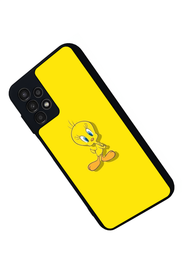 Samsung Galaxy A23 Uyumlu Tweety Tasarımlı Glossy Premium Kılıf