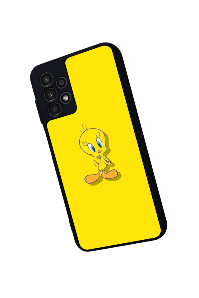 Samsung Galaxy A23 Uyumlu Tweety Tasarımlı Glossy Premium Kılıf