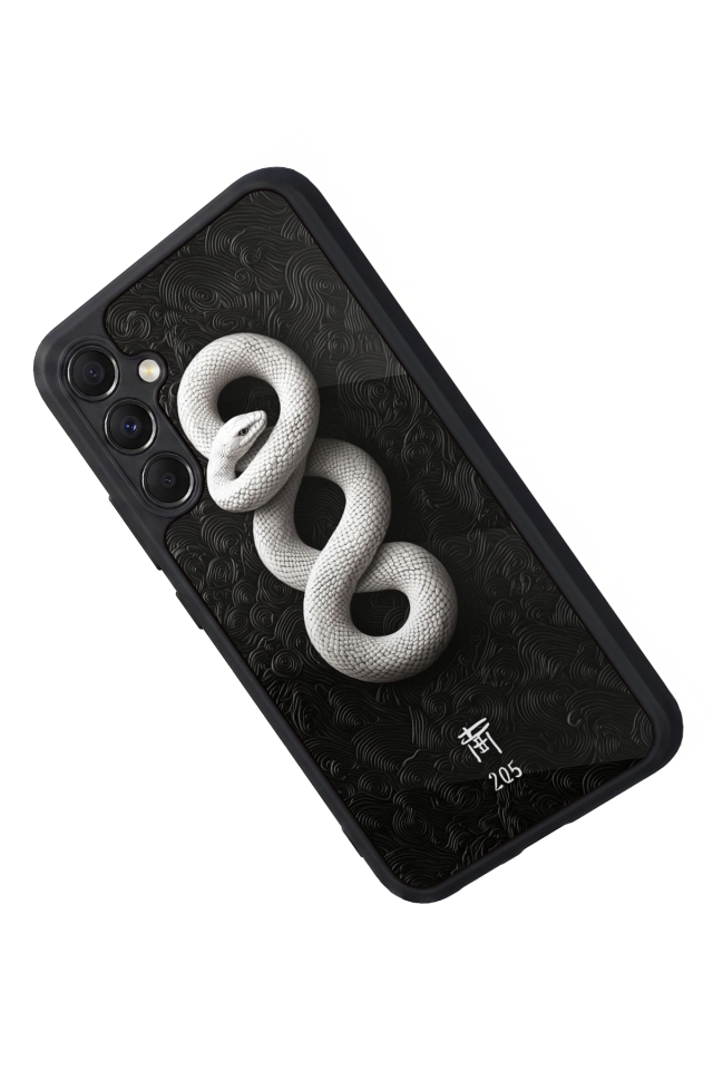 Samsung Galaxy M34 Uyumlu Yılan Tasarımlı Glossy Premium Kılıf