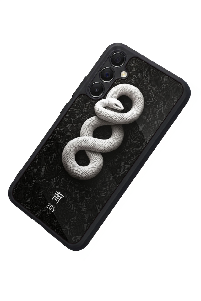 Samsung Galaxy M34 Uyumlu Yılan Tasarımlı Glossy Premium Kılıf