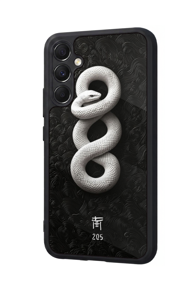 Samsung Galaxy M34 Uyumlu Yılan Tasarımlı Glossy Premium Kılıf