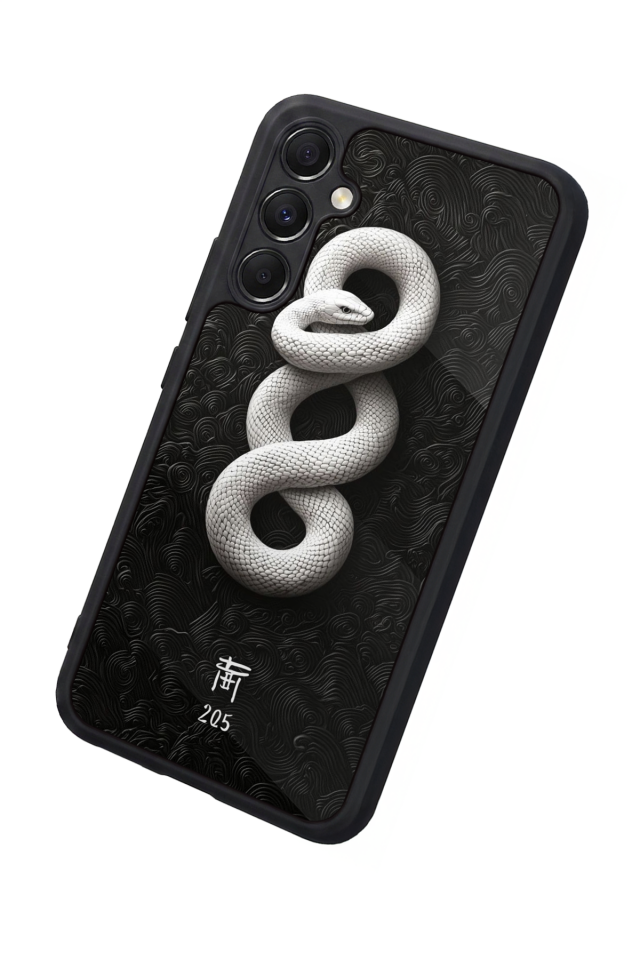 Samsung Galaxy M34 Uyumlu Yılan Tasarımlı Glossy Premium Kılıf