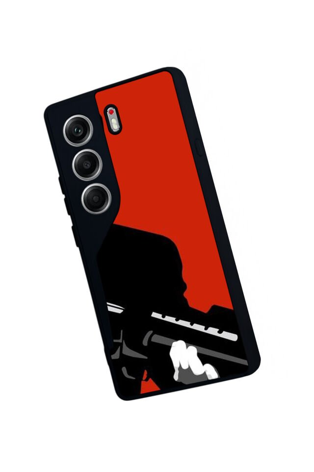 Tecno Camon 40 Uyumlu Scarface Tasarımlı Glossy Premium Kılıf