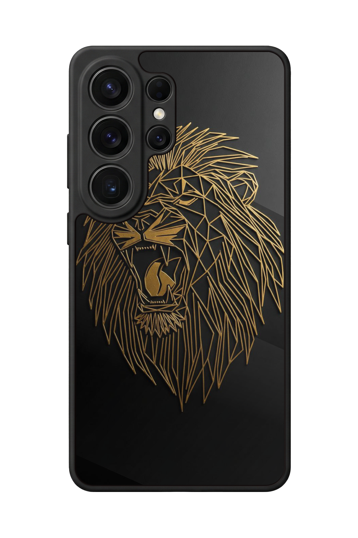 Samsung Galaxy S26 Ultra Uyumlu Aslan Tasarımlı Glossy Premium Kılıf