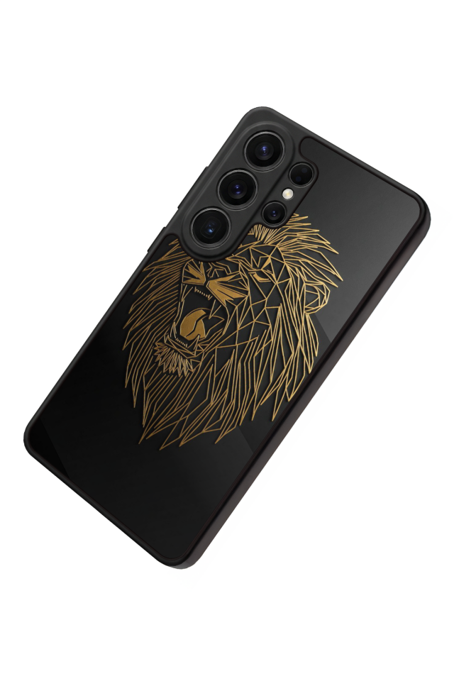 Samsung Galaxy S26 Ultra Uyumlu Aslan Tasarımlı Glossy Premium Kılıf