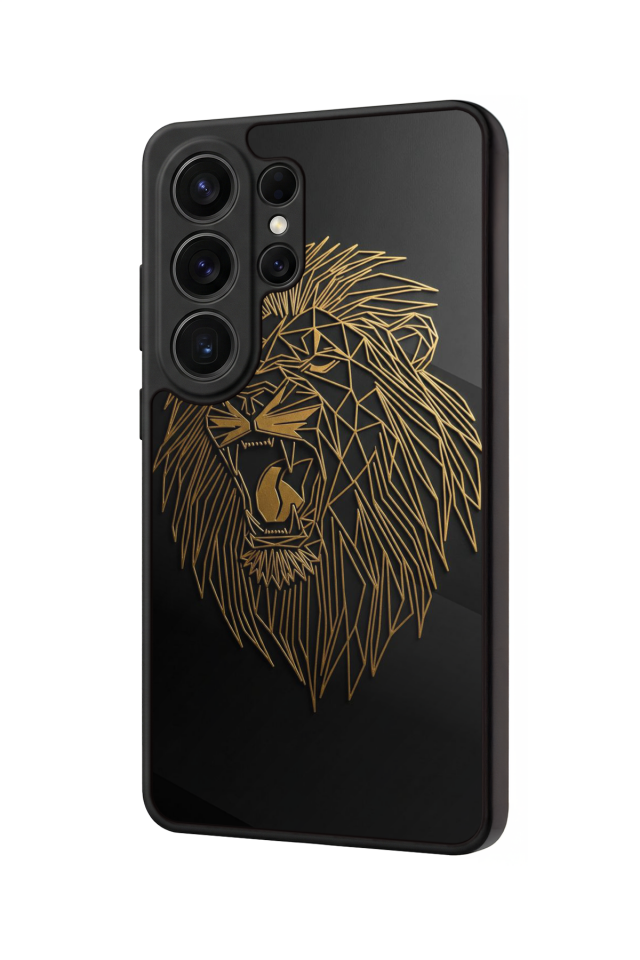 Samsung Galaxy S26 Ultra Uyumlu Aslan Tasarımlı Glossy Premium Kılıf