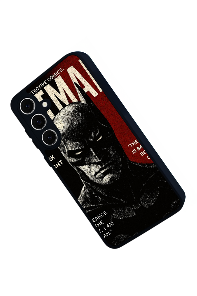 Samsung Galaxy S24 FE Uyumlu Batman Tasarımlı Glossy Premium Kılıf