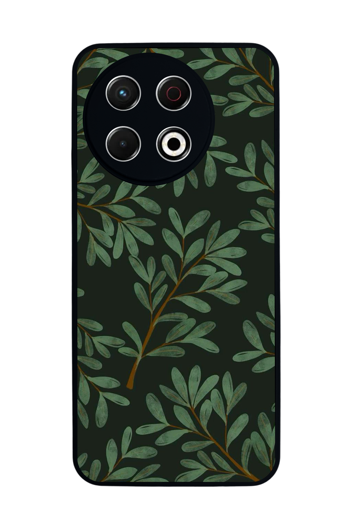 Tecno Spark 30 Pro Uyumlu Botanik Tasarımlı Glossy Premium Kılıf